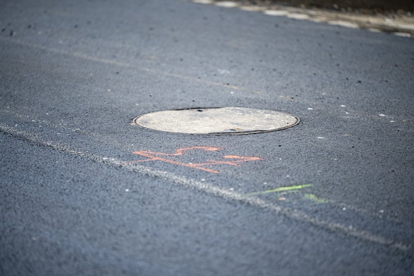 Ulica Bezpieczna w przedostatni dzień remontu